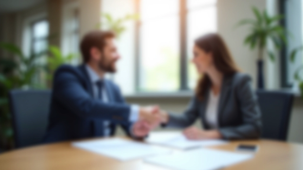 Переговоры между агентом и клиентом, обсуждение контракта и условий сделки